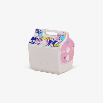 Angle View | Hello Kitty® and Friends BFF Little Playmate 7 Qt Cooler::::Original side push-button