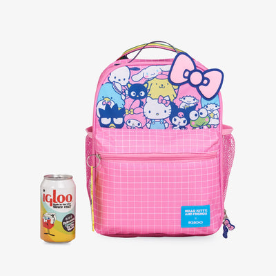 Size View | Hello Kitty® and Friends BFF Mini Convertible Backpack Cooler::::Holds up to 12 cans