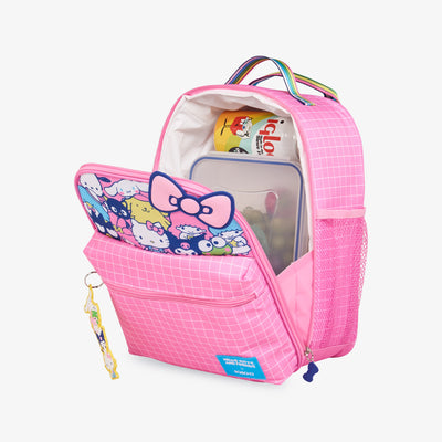 Open View | Hello Kitty® and Friends BFF Mini Convertible Backpack Cooler::::Insulated liner keeps contents cold