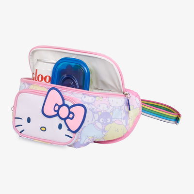 Open View | Hello Kitty® and Friends BFF Fanny Pack::::Insulated liner keeps contents cold