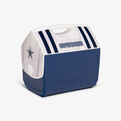 Angle View | Dallas Cowboys Jersey Playmate Elite 16 Qt Cooler::::Push-button lid