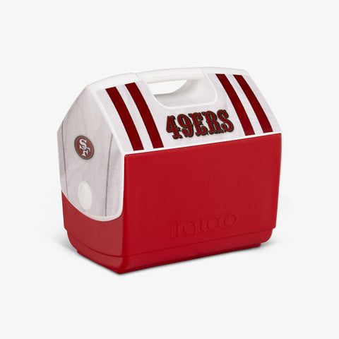 Angle View | San Francisco 49ers Jersey Playmate Elite 16 Qt Cooler::::