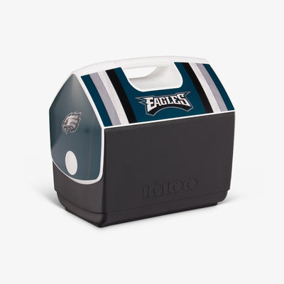 Angle View | Philadelphia Eagles Jersey Playmate Elite 16 Qt Cooler::::Push-button lid