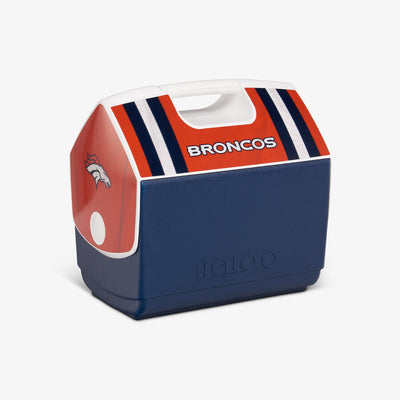 Angle View | Denver Broncos Jersey Playmate Elite 16 Qt Cooler::::Iconic tent-top design