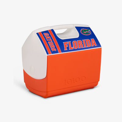 Angle View | University of Florida® Playmate Elite 16 Qt Cooler::::Push-button lid
