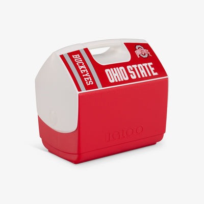 Angle View | The Ohio State University® Playmate Elite 16 Qt Cooler::::Push-button lid
