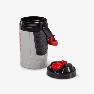 Lid Off View | PROformance 1 Quart Water Jug::Gray/Red Heat::