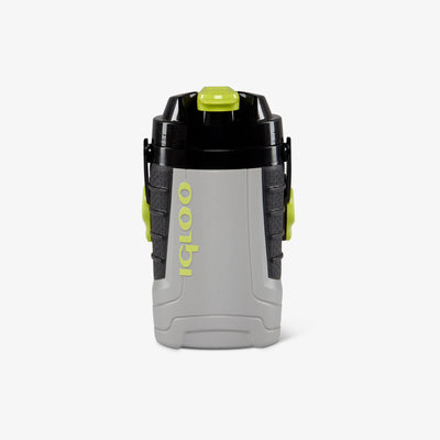 Front View | PROformance 1 Quart Water Jug::Gray/Acid Green::Leak-resistant design