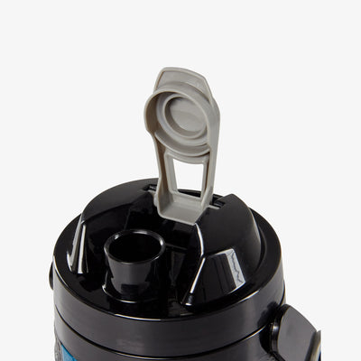 Spout View | PROformance 1 Quart Water Jug::Agama Teal/Gray::Wide mouth opening 