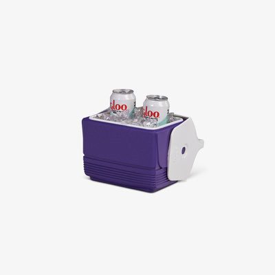 Open View | Retro Limited Edition Playmate Mini 4 Qt Cooler::Purple::THERMECOOL™ insulation
