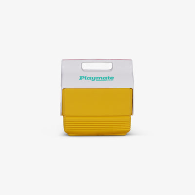 Front View | Retro Limited Edition Playmate Mini 4 Qt Cooler::Yellow::