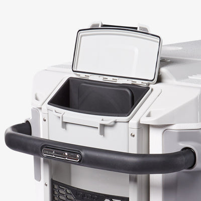 Storage View | Igloo Trailmate Marine 70 Qt Cooler::White/Gray::Dry storage