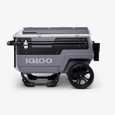 Front View | Trailmate Journey 70 Qt Cooler::Gray/Black::