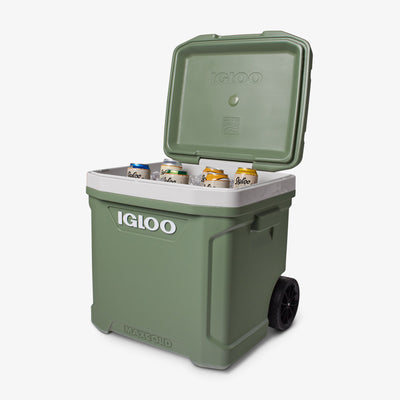 Open View | ECOCOOL Latitude 60 Qt Roller Cooler::::