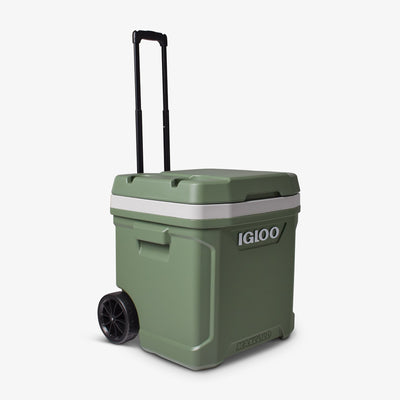 Angle View | ECOCOOL Latitude 60 Qt Roller Cooler::::