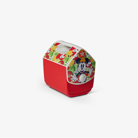 Angle View | Mickey & Minnie Pop Fruit Playmate Pal 7 Qt Cooler::::Iconic tent-top design