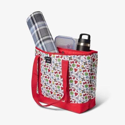 Open View | Hello Kitty Dual Compartment Tote Cooler Bag::::MaxCold® insulated liner