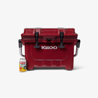 Size View | IMX 24 Qt Cooler::Bedrock Red::Holds up to 35 cans
