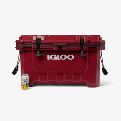 Size View | IMX 70 Qt Cooler::Bedrock Red::Holds up to 105 cans