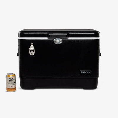Size View | Legacy Stainless Steel 54 Qt Cooler::Black::Holds up to 85 cans