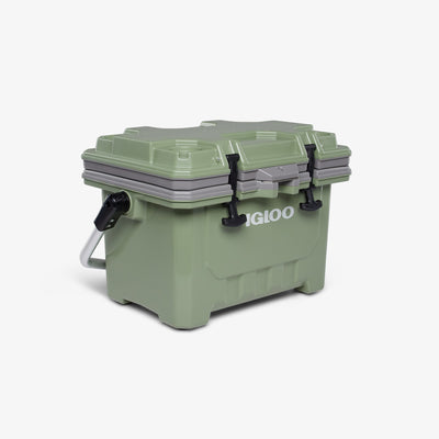 Alternate Angle View | IMX 24 Qt Cooler::Oil Green