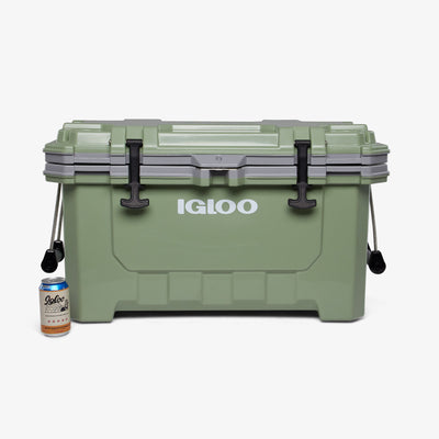 Size View | IMX 70 Qt Cooler::Oil Green::Holds up to 105 cans