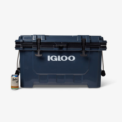 Size View | IMX 70 Qt Cooler::Rugged Blue::Holds up to 105 cans