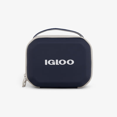 Front View | Modern Lunch::Rugged Blue::Crush-proof design
