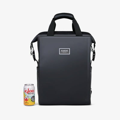 Size View | South Coast Snapdown 24-Can Backpack::Black::Holds up to 24 (loose) cans