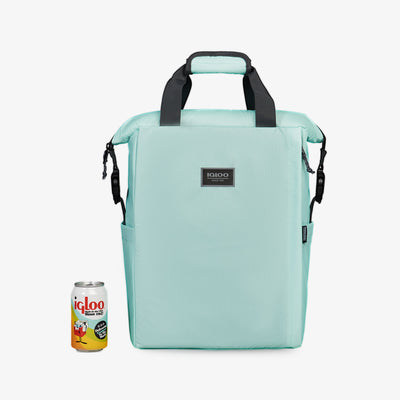 Size View | South Coast Snapdown 24-Can Backpack::Seafoam::Holds up to 24 (loose) cans