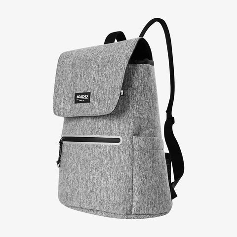 Angle View | Moxie Cinch 18-Can Backpack::::Neoprene exterior
