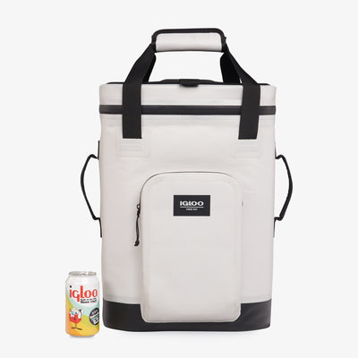 Size View | Trailmate 24-Can Backpack::Bone::Holds up to 24 cans