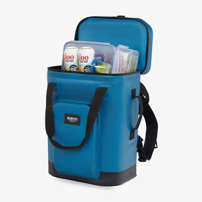 Open View | Trailmate 24-Can Backpack::Modern Blue::MaxCold Ultra insulation