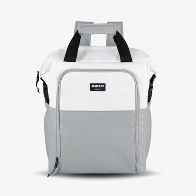Large View | Seadrift Switch 30-Can Backpack::White/Gray::30 Can Capacity