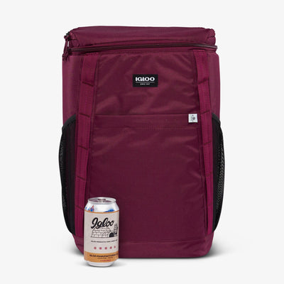 Size View | Repreve 36-Can Backpack::Cherry::Holds up to 36 cans