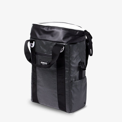 Open View | Outdoor Pro Snapdown 42-Can Backpack::Black/White