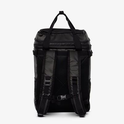Back View | Pursuit 24-Can Backpack::Black::Padded shoulder straps