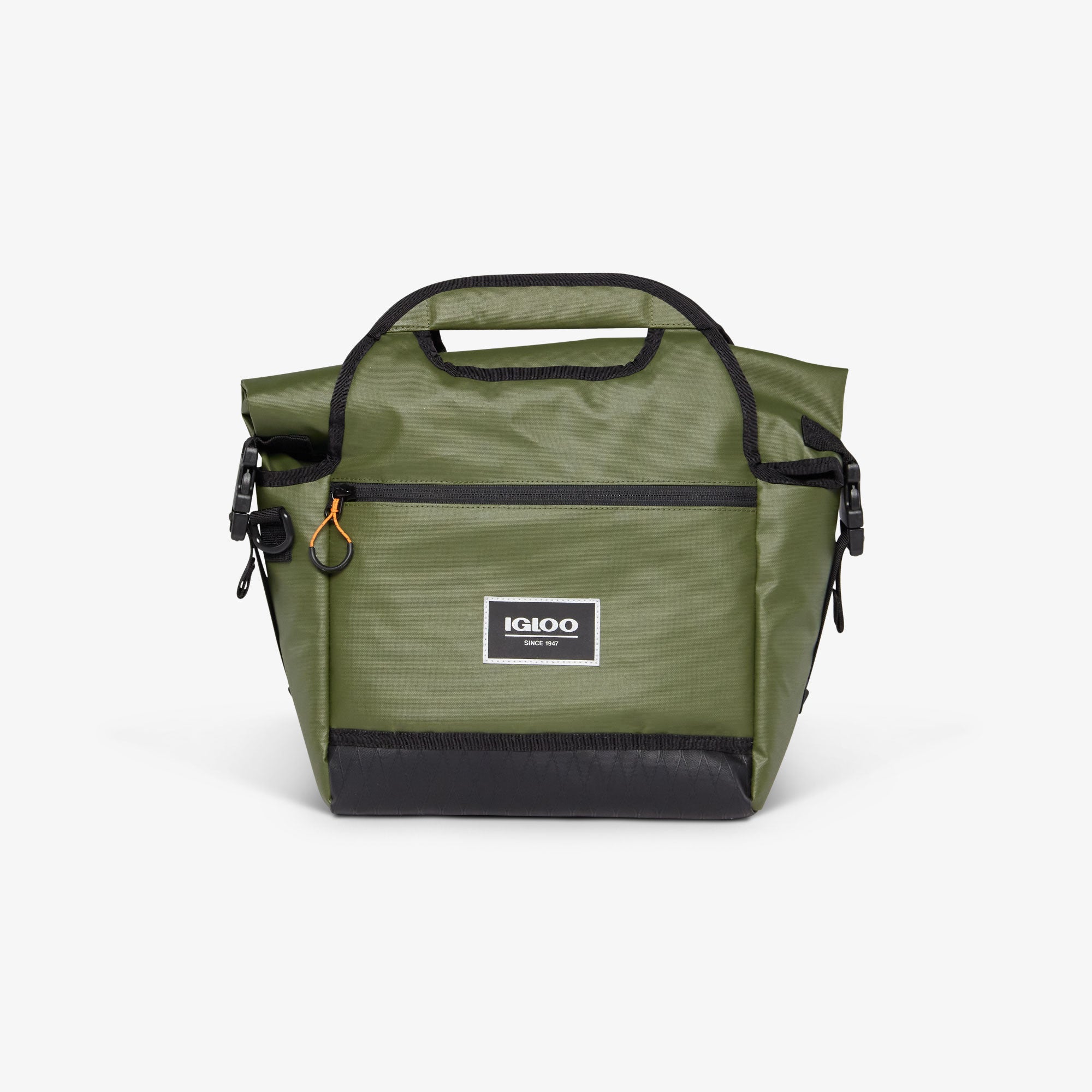 Igloo Pursuit 16 Can Portable Lunch Box Bag Cooler w/ Padded Strap, Chive Green