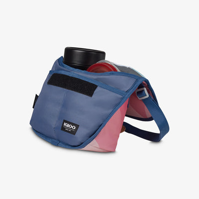 Open View | FUNdamentals Messenger Cooler Bag::Gradient Haze::Insulated leakproof liner