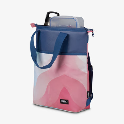 Open View | FUNdamentals Tote Cooler Backpack::Gradient Haze::Insulated leakproof liner