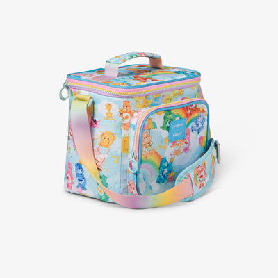 Angle View | The Care Bears™ Clouds Square Lunch Bag::::Additional storage pocket