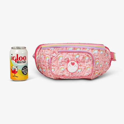 Side View | The Care Bears™ Cheer Bear Fanny Pack::::Holds up to 3 cans