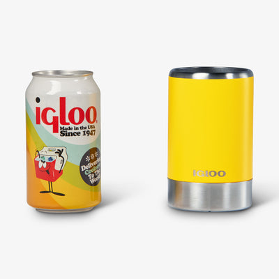 Can Out View | Coolmate®::Industrial Yellow::Fits in standard cup holders