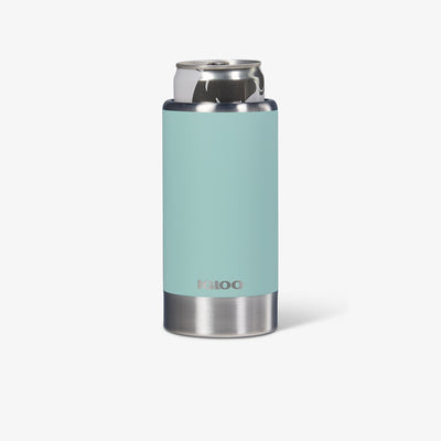 Can In View | 12 Oz Slim Stainless Steel Coolmate::Seafoam::Keeps 12-oz slim cans cold