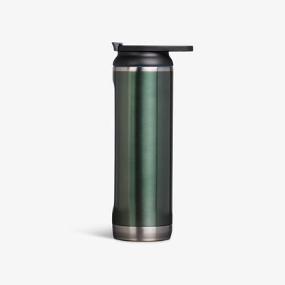 Profile View | 20 Oz Flip ‘n’ Sip Tumbler::Gloss Spruce::Ergonomic handle