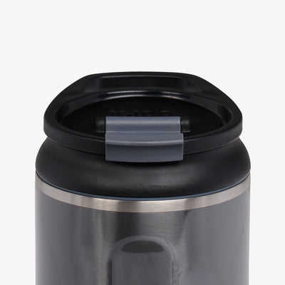 Lid View | 32 Oz Flip ‘n’ Sip Tumbler::Carbonite::Retention: Up to 24hrs cold / 6hrs hot*