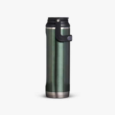 Profile View | 20 Oz Sport Sipper Bottle::Spruce::Tuck Tight handle