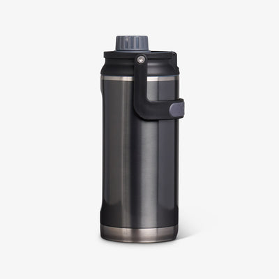 Profile View | 36 Oz Twist ‘n’ Chug Bottle::Gloss Carbonite::Tuck Tight handle
