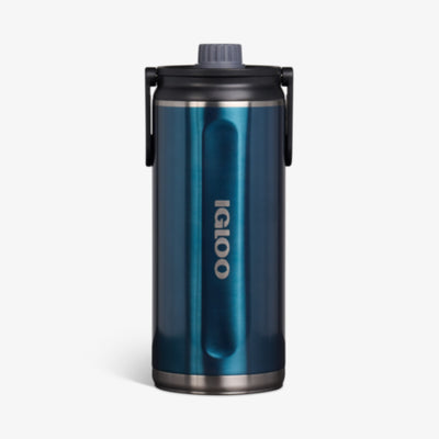 Front View | 80 Oz Twist ‘n’ Chug Bottle::Modern Blue::Retention: Up to 72hrs cold / 10hrs hot*