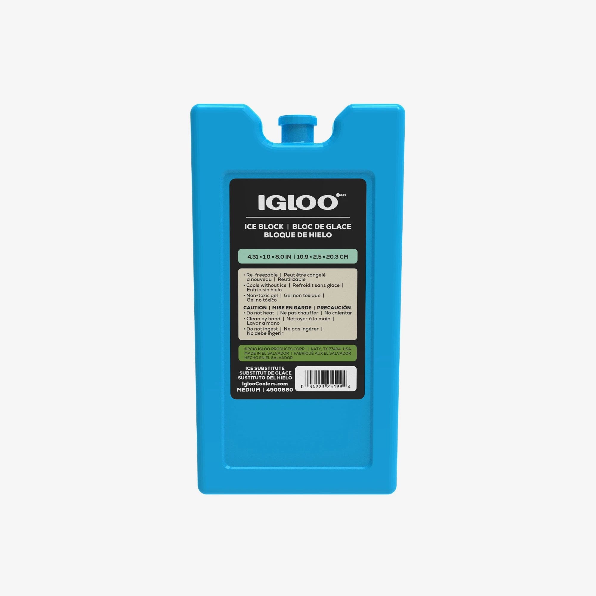 Igloo Coolers Maxcold Ice Medium Freeze Block-Blue